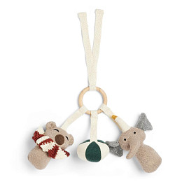 Развивающая игрушка вязаная nuuroo "Liann", мульти микс